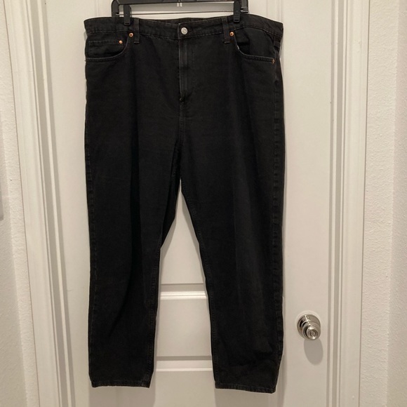 H&M Denim - & Denim By H&M Loose Mom Jeans Black Wash Jeans